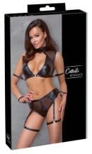 Top und Slip schwarz XL