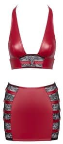 Top und Rock rot M – Bild 7