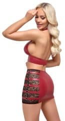 Top und Rock rot M – Bild 3