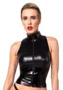 Noir Top mit Zip M – Bild 3