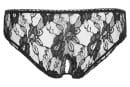Slip ouvert schwarz XL – Bild 7