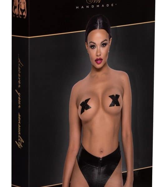 Noir Slip mit Zip XL