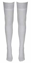 Halterlose Strümpfe weiß 5 – Bild 6