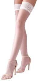 Halterlose Strümpfe weiß 5 – Bild 3