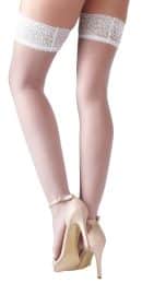 Halterlose Strümpfe weiß 5 – Bild 4