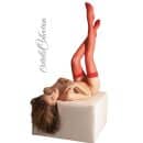 Halterlose Strümpfe rot 4 – Bild 8