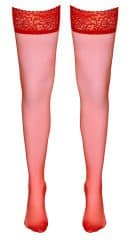 Halterlose Strümpfe rot 4 – Bild 6