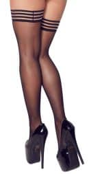 Halterlose Strümpfe schwarz 1 – Bild 5