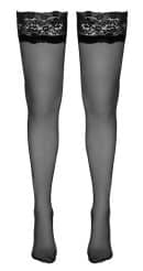 Halterlose Strümpfe schwarz 7 – Bild 4