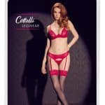 Strümpfe schwarz/rot 8