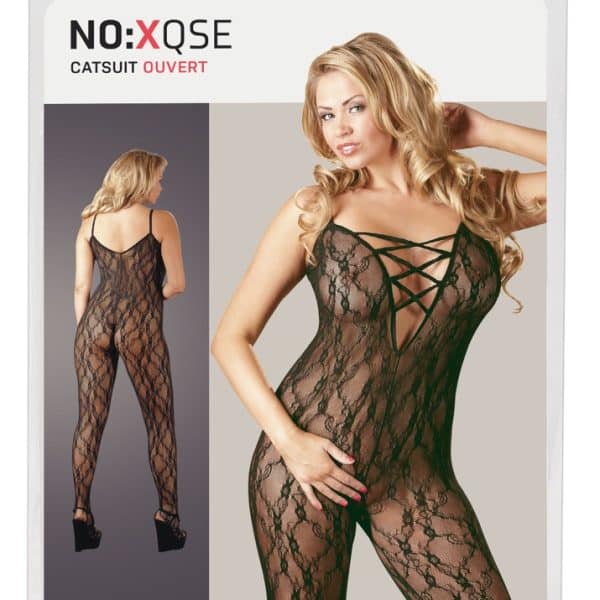 Catsuit schwarz 2XL/3XL