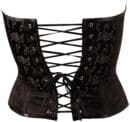 Corsage schwarz XL – Bild 5