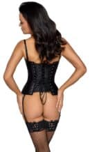 Corsage schwarz S – Bild 5