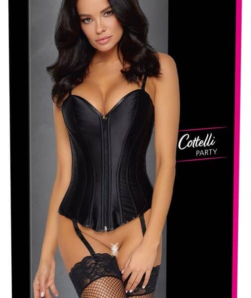 Corsage schwarz XL