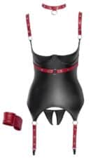 Strapshemd schwarz/rot S – Bild 6