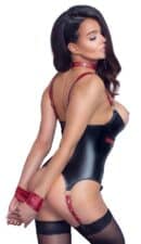 Strapshemd schwarz/rot S – Bild 4