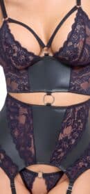 Strapshemd mit lila M – Bild 5