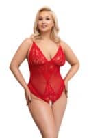 Body ouvert rot 3XL – Bild 2