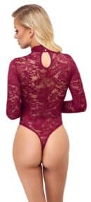 Spitzenbody rot 2XL – Bild 4