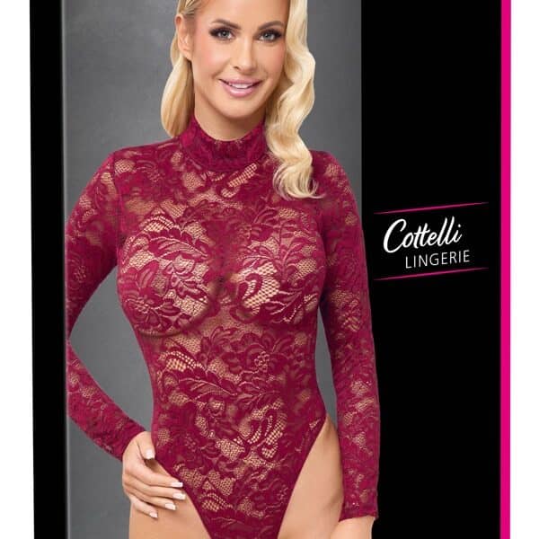 Spitzenbody rot 2XL