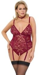 Body ouvert rot 3XL – Bild 2
