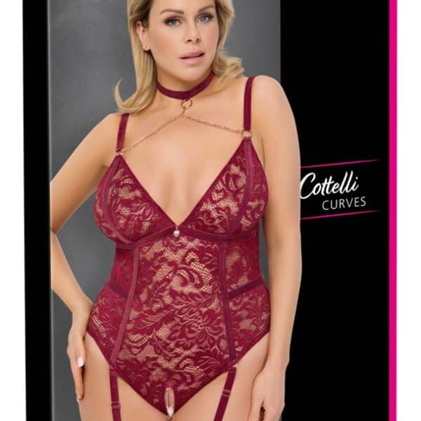 Body ouvert rot 3XL