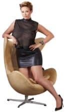 Kleid transparent schwarz XL – Bild 3