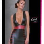 Kleid schwarz/rot XL