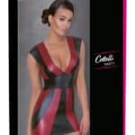 Kleid rot/schwarz XL