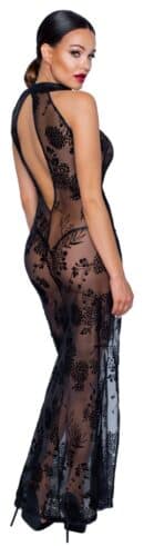 Noir Kleid lang XL – Bild 3