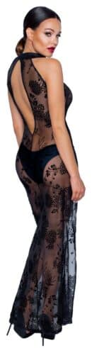 Noir Kleid lang XL – Bild 4