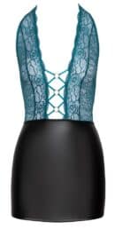 Kleid schwarz/petrol XL – Bild 7