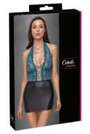 Kleid schwarz/petrol XL
