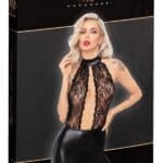 Noir Kleid Spitze XL