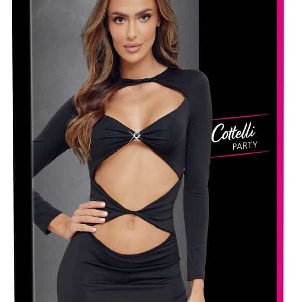 Minikleid schwarz XL
