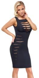 Kleid Cuts sw XL – Bild 3