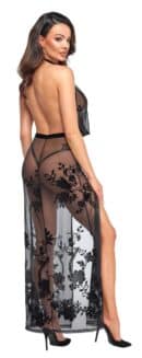 Noir Kleid lang M – Bild 4