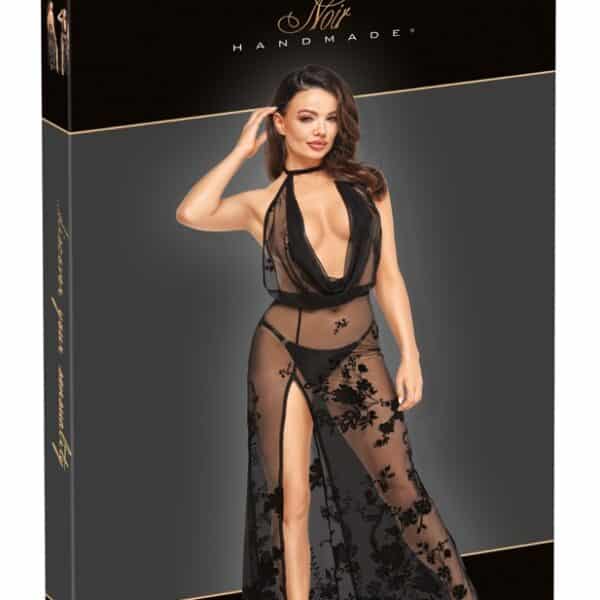 Noir Kleid lang XL