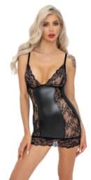 Noir Kleid Spitze L – Bild 2