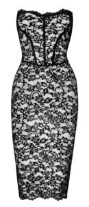Noir Kleid Spitze M – Bild 6