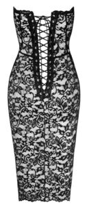 Noir Kleid Spitze M – Bild 7