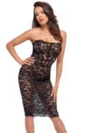 Noir Kleid Spitze M – Bild 3