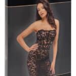 Noir Kleid Spitze XL