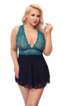 Babydoll petrol 2XL – Bild 4