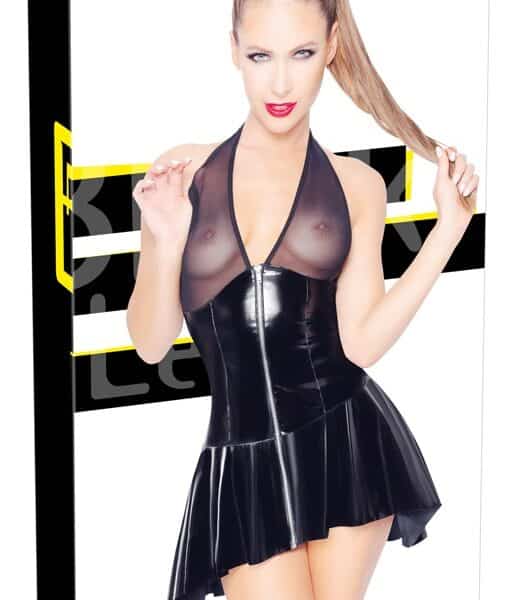 Lack Kleid Netz 2XL