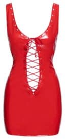 Lack Kleid rot XL – Bild 5