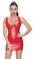 Lack Kleid rot XL – Bild 3