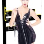 Lack Kleid Schnüre XL