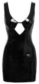 Lack Kleid schwarz XL – Bild 6