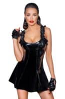 Noir Kleid Rüsche L – Bild 2